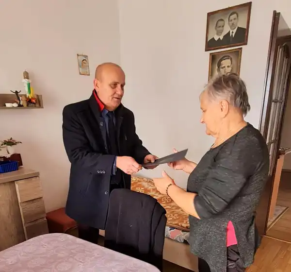 Wójt Gminy Podegrodzie odwiedził pary małżeńskie obchodzące Jubileusz Złotych Godów