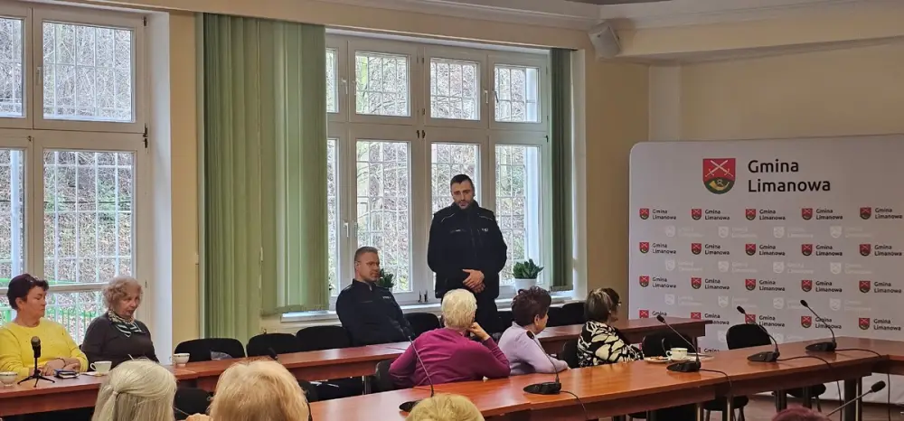 Jak nie paść ofiarą oszustwa. Spotkanie profilaktyczne w Limanowej