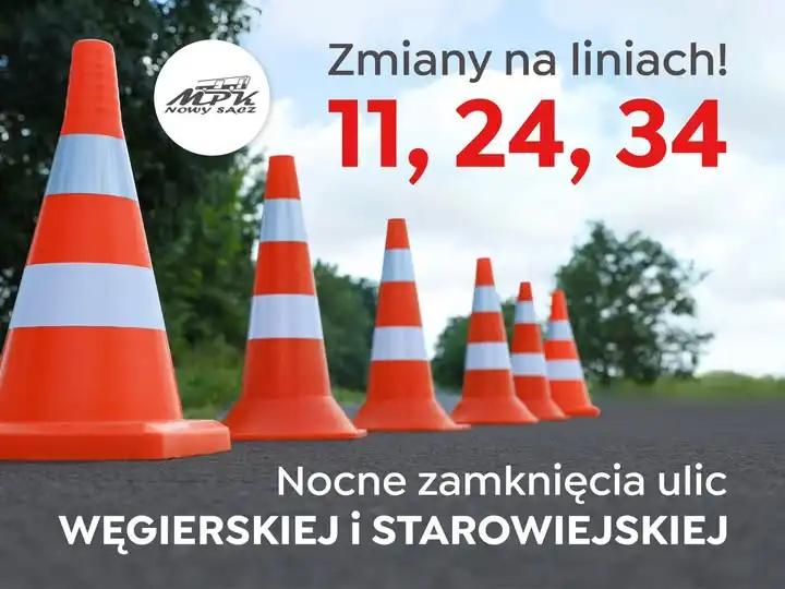 Uwaga pasażerowie! Objazdy linii 11, 24 i 34