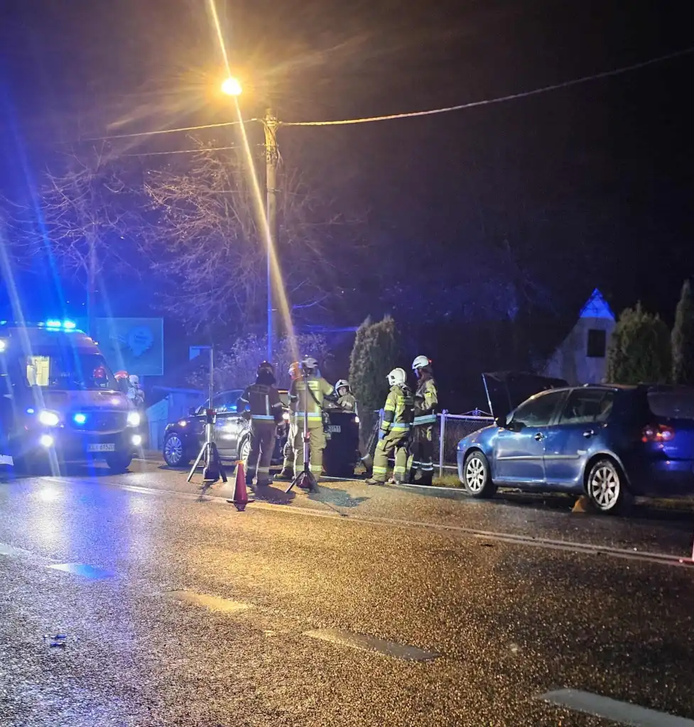 Wypadek w Tymbarku. Służby interweniowały na DK28