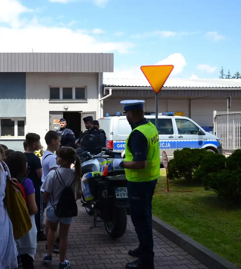 Komenda Miejska w Nowym Sączu zaprosiła najmłodszych na dzień otwarty