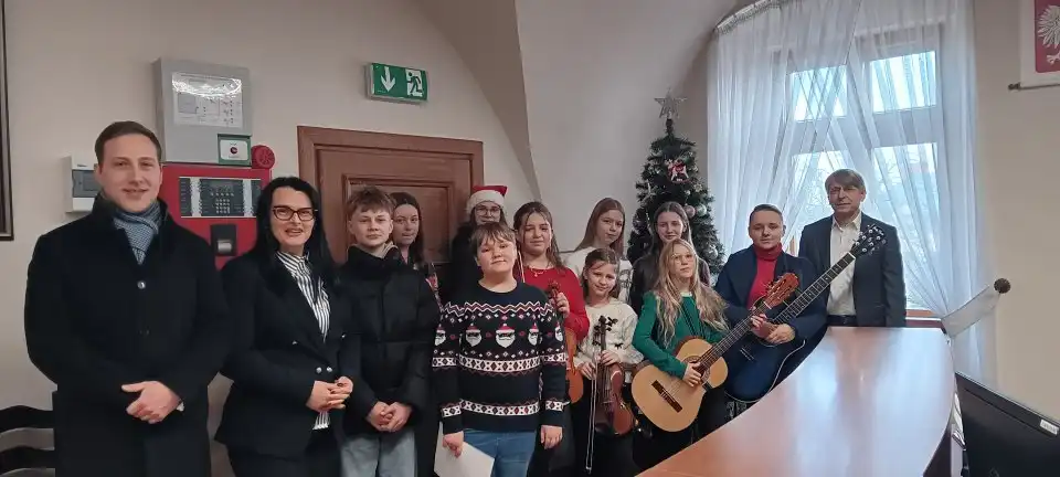 Świąteczna atmosfera w Urzędzie Miejskim w Bieczu