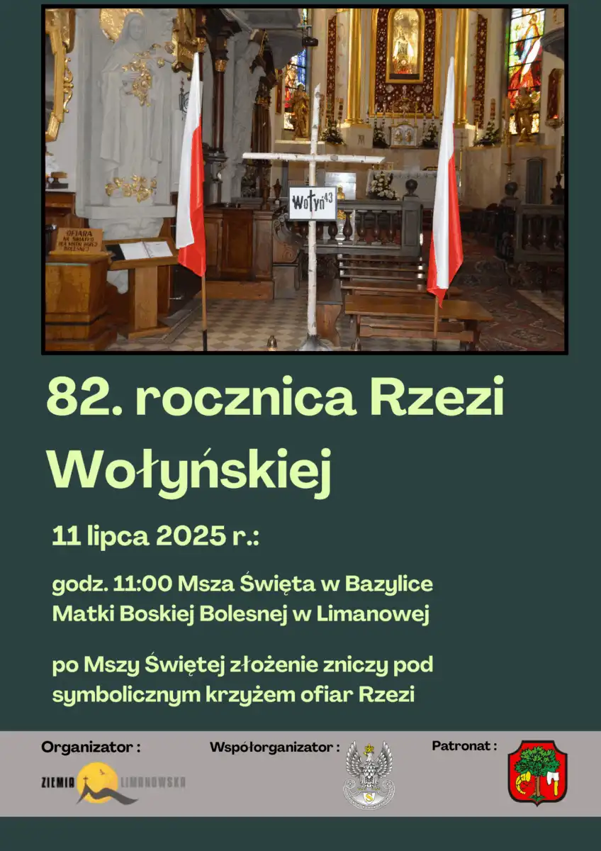 Limanowa pamięta o ofiarach Rzezi Wołyńskiej. Uroczystości rocznicowe 11 lipca