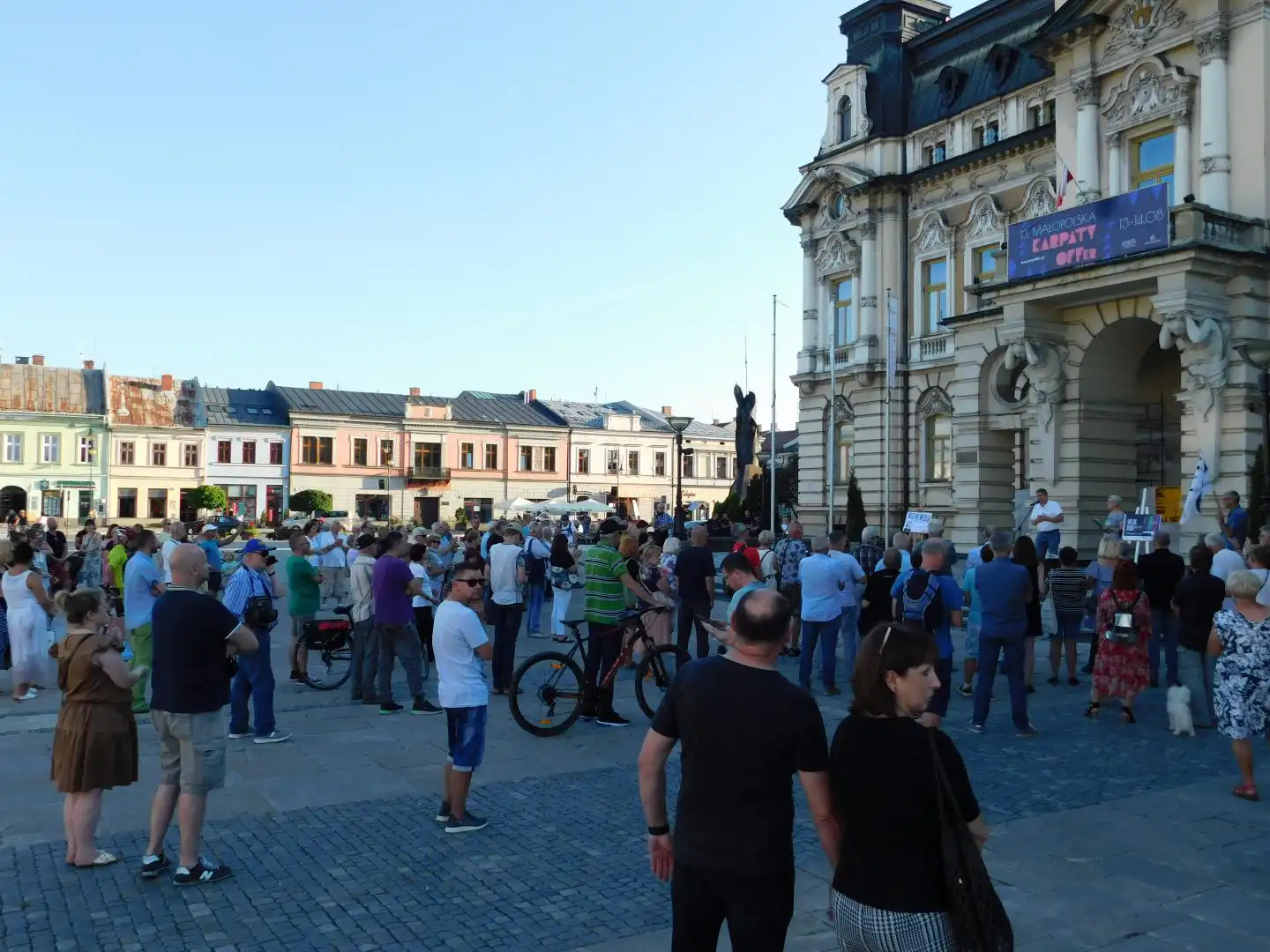 Nowy Sącz: Demonstracja w obronie wolności mediów
