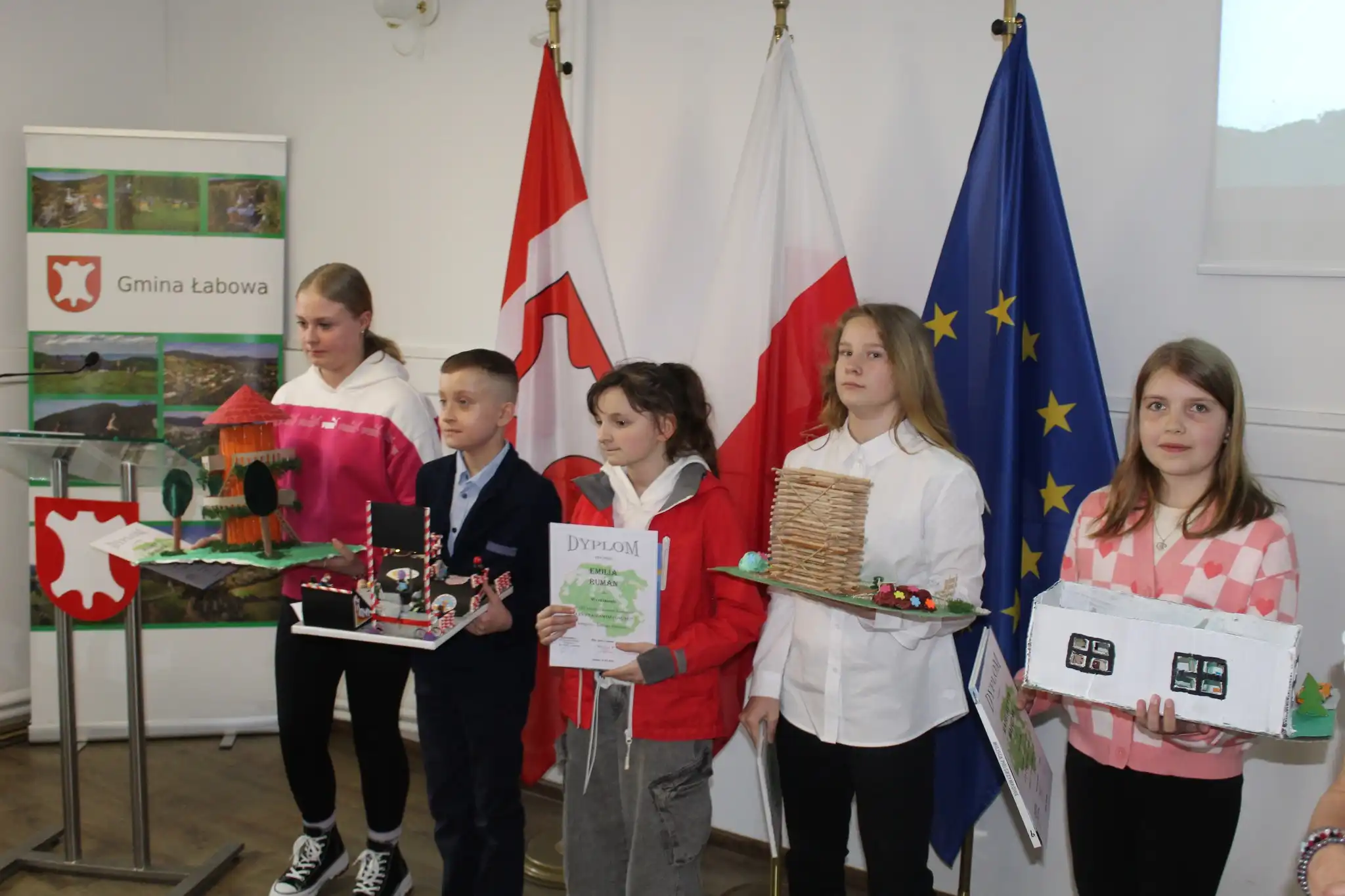 Młodzi znawcy Gminy Łabowa nagrodzeni