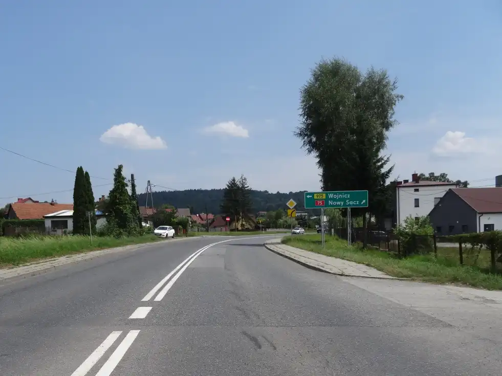 Uwaga! Trzy dni utrudnień w ruchu na DK75 w Dąbrowie k. Nowego Sącza