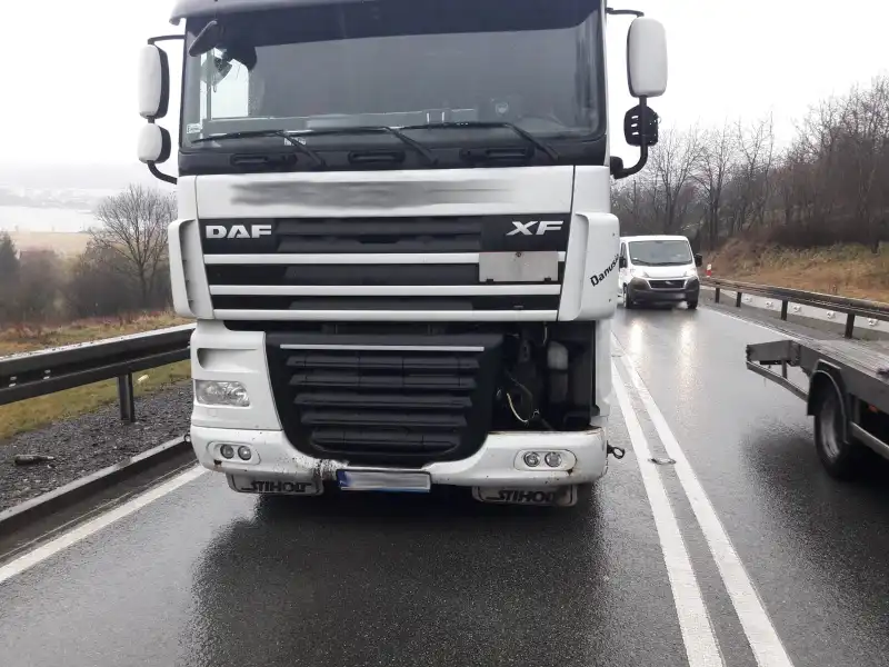 Kolizja na DK75 w Tęgoborzy