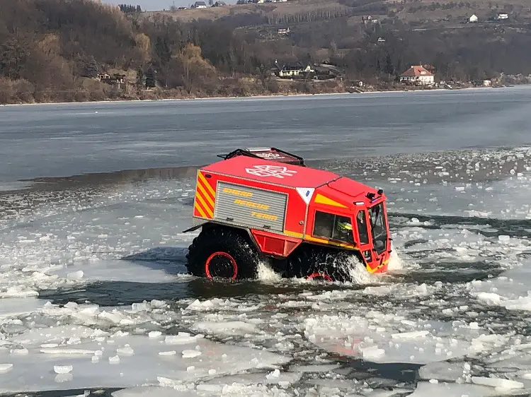 W Tęgoborzy odbyło się szkolenie z zakresu możliwości pojazdu specjalnego ATV marki SHERP