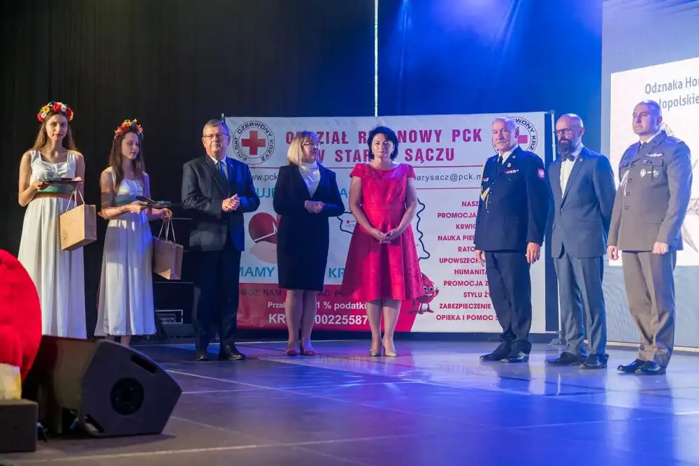 Sądeccy krwiodawcy odznaczeni