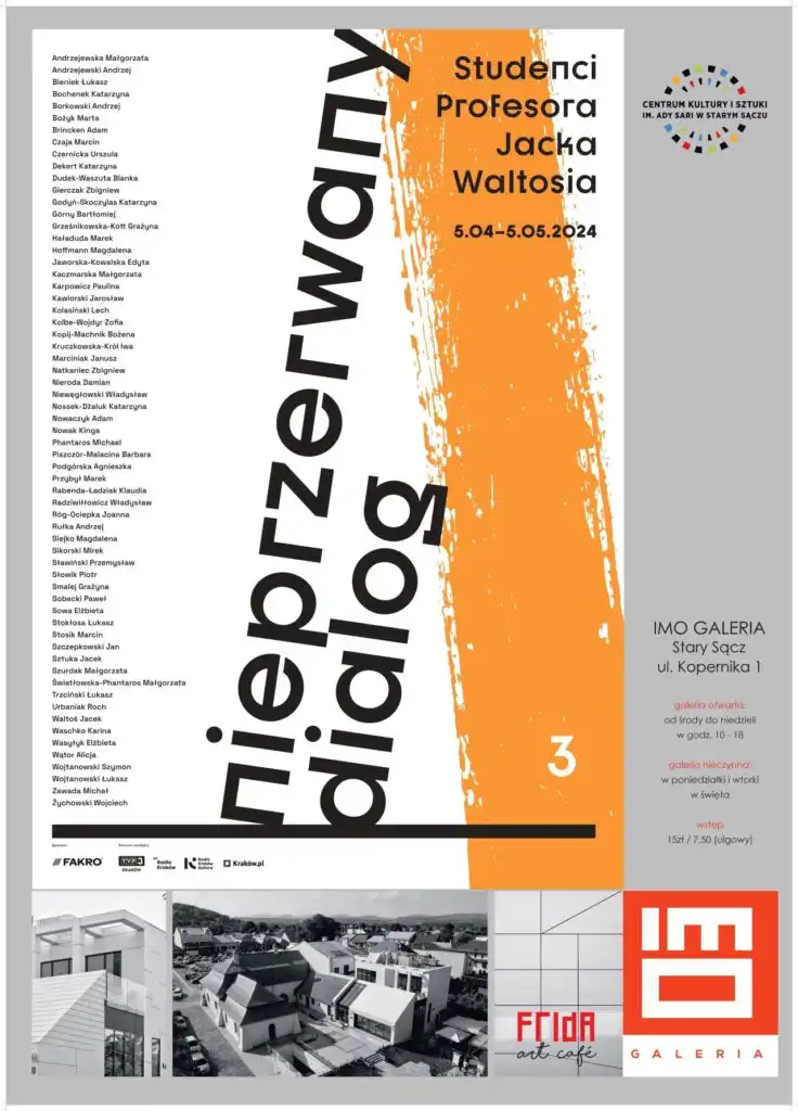 Wystawa – Nieprzerwany dialog. Studenci Profesora Jacka Waltosia w Galerii IMO