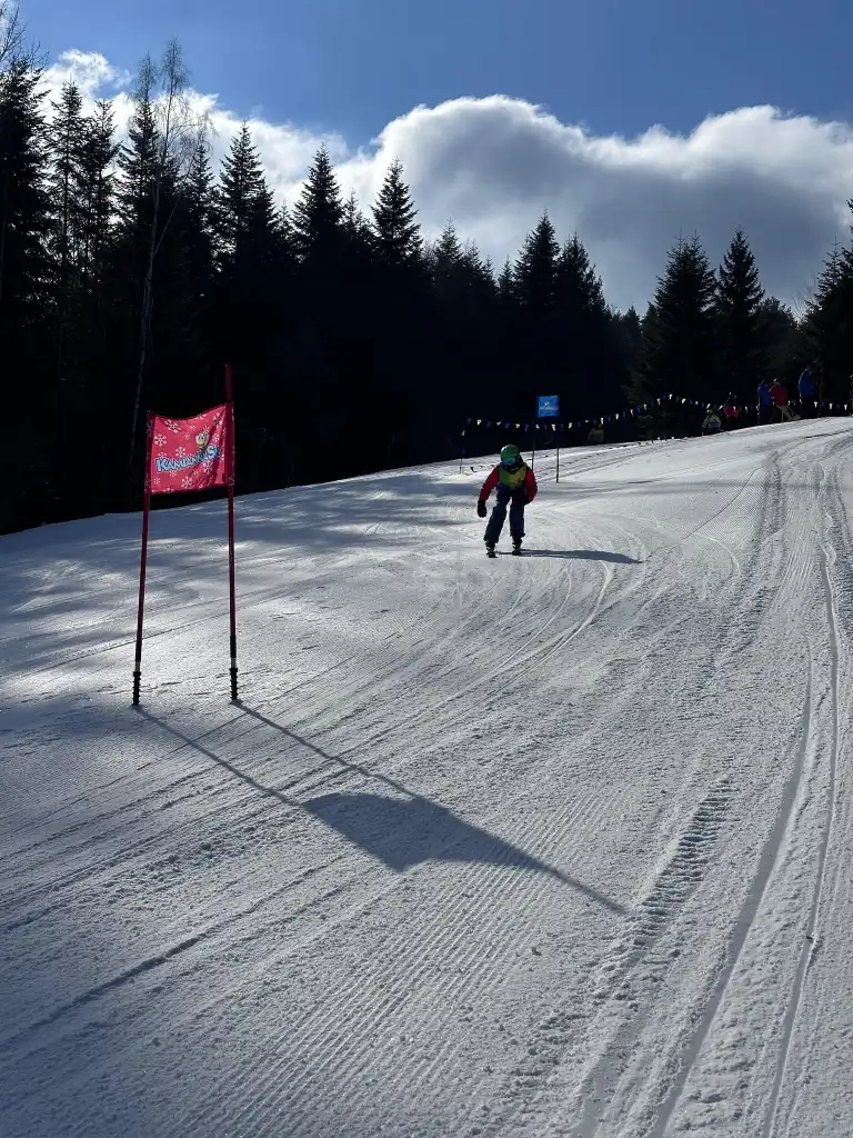 Gminne Zawody Narciarskie o Puchar Wójta Gminy Łabowa. Sportowa pasja na stoku