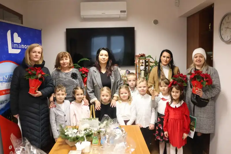 Świąteczna kolęda w Urzędzie Miasta Limanowa