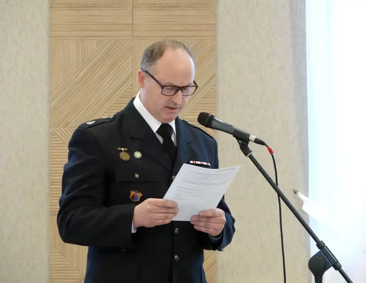 Strażacy ochotnicy z Łącka z promesą na zakup sprzętu