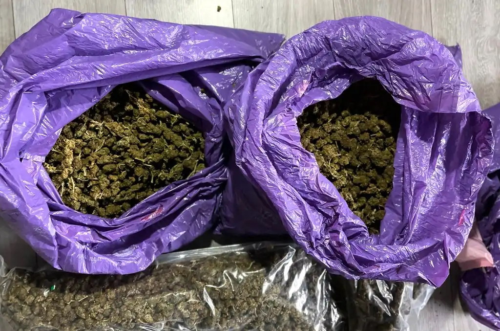 Sądeccy policjanci rozbili narkotykowy gang. 8 kg nielegalnych substancji zabezpieczonych