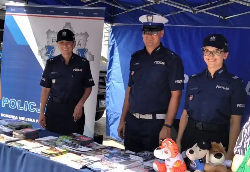 Sądeccy Policjanci promowali bezpieczeństwo podczas pikniku w Krakowie