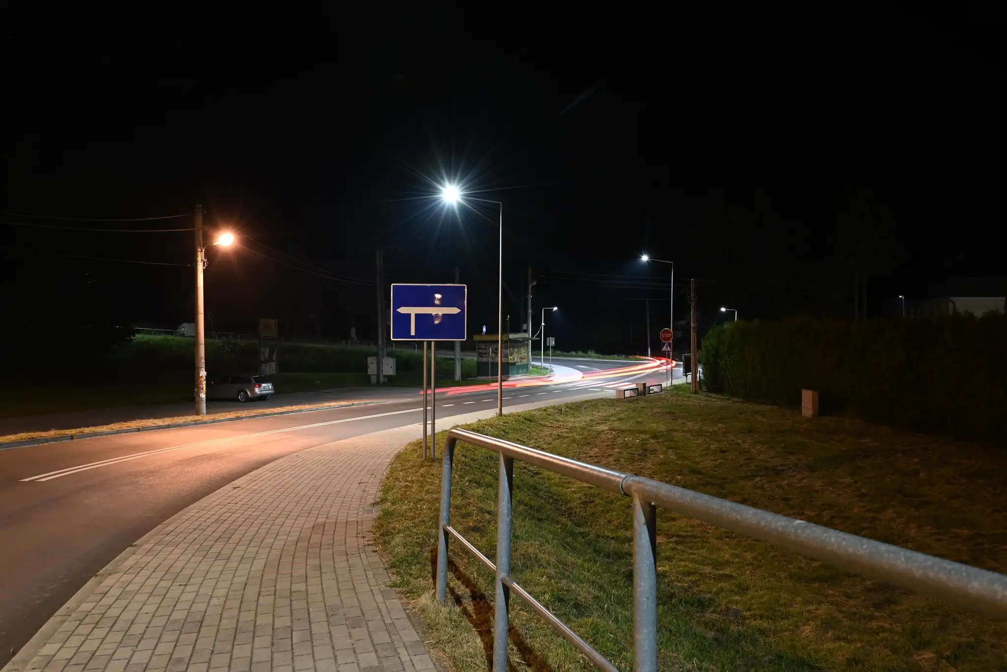 Nowy chodnik, oświetlenie i szersza jezdnia. „Pasternik” w Libuszy po modernizacji