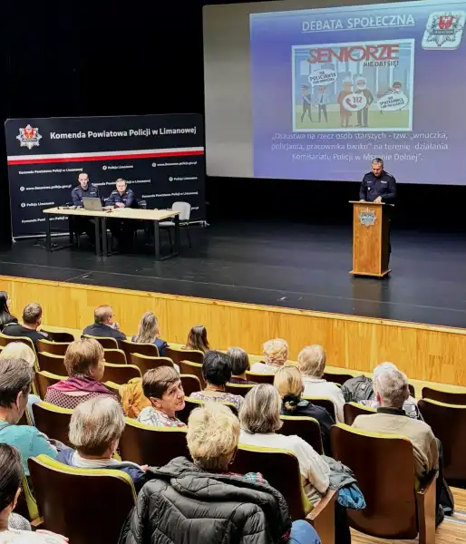 Nie daj się oszukać. Debata o bezpieczeństwie seniorów w Mszanie Dolnej