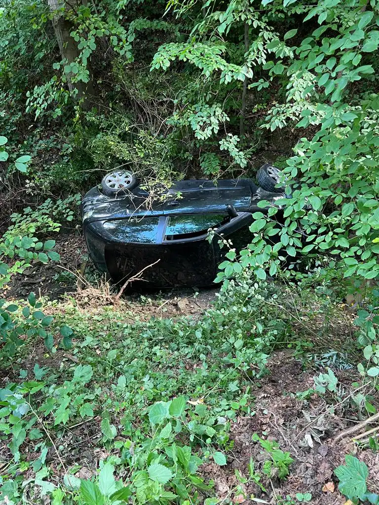 Wypadek w Łyczance. Jedna osoba trafiła do szpitala