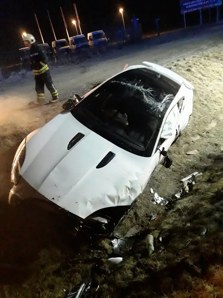 Wypadek na obwodnicy Starego Sącza