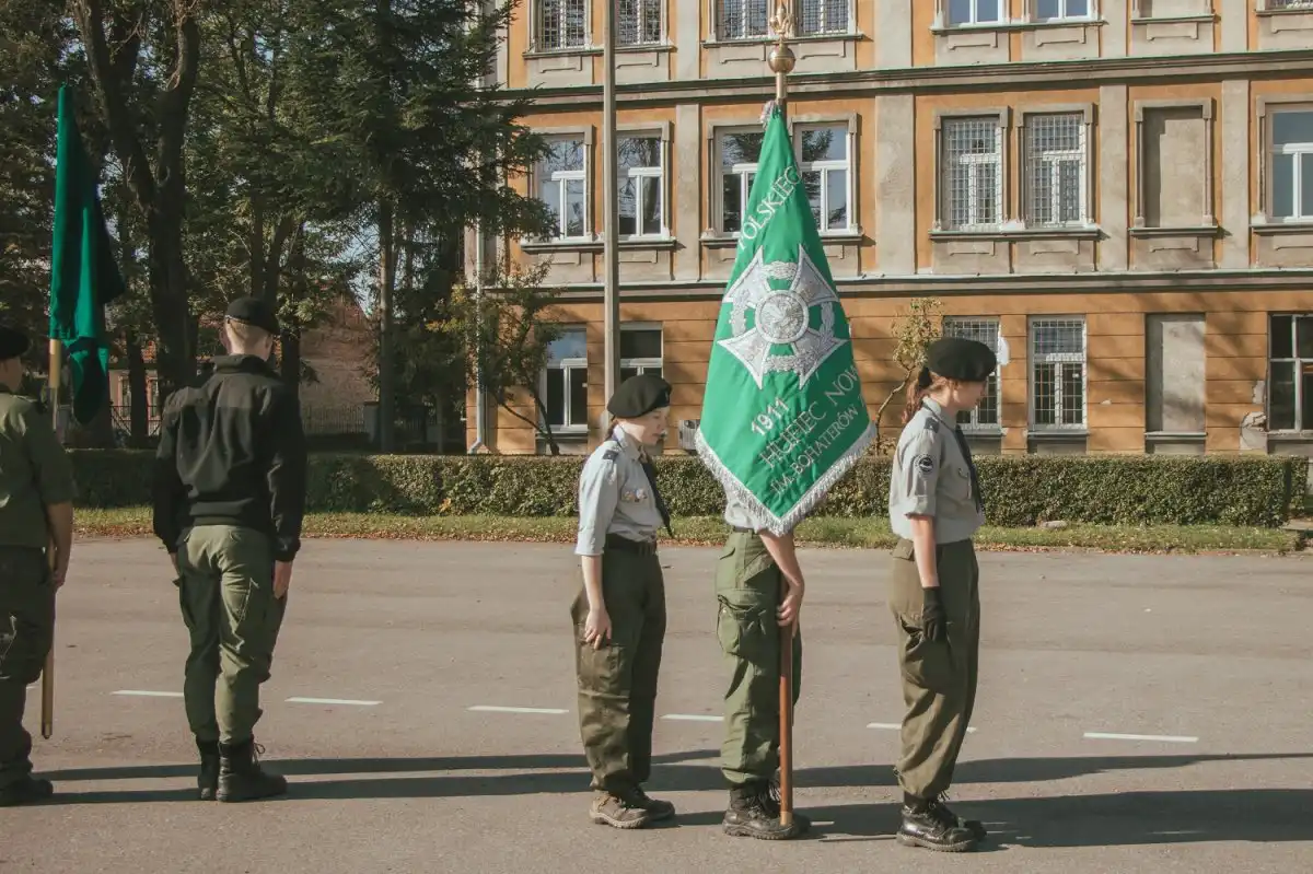 Harcerze zrzeszeni w Hufcu ZHP w Nowym Sączu szkolili się w KaOSG