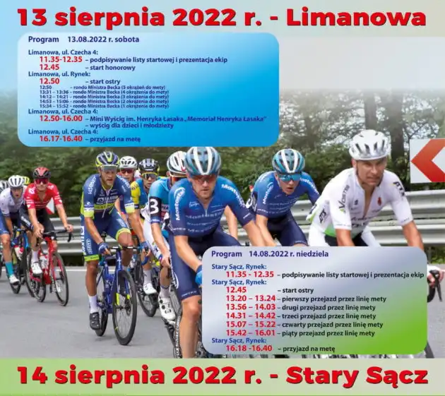 13 sierpnia wystartuje 24. Międzynarodowy Wyścig Kolarski „Memoriał Henryka Łasaka”