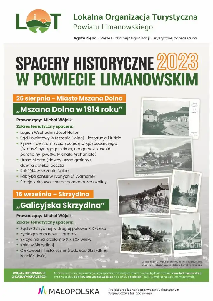 Kolejne Spacery Historyczne w Powiecie Limanowskim