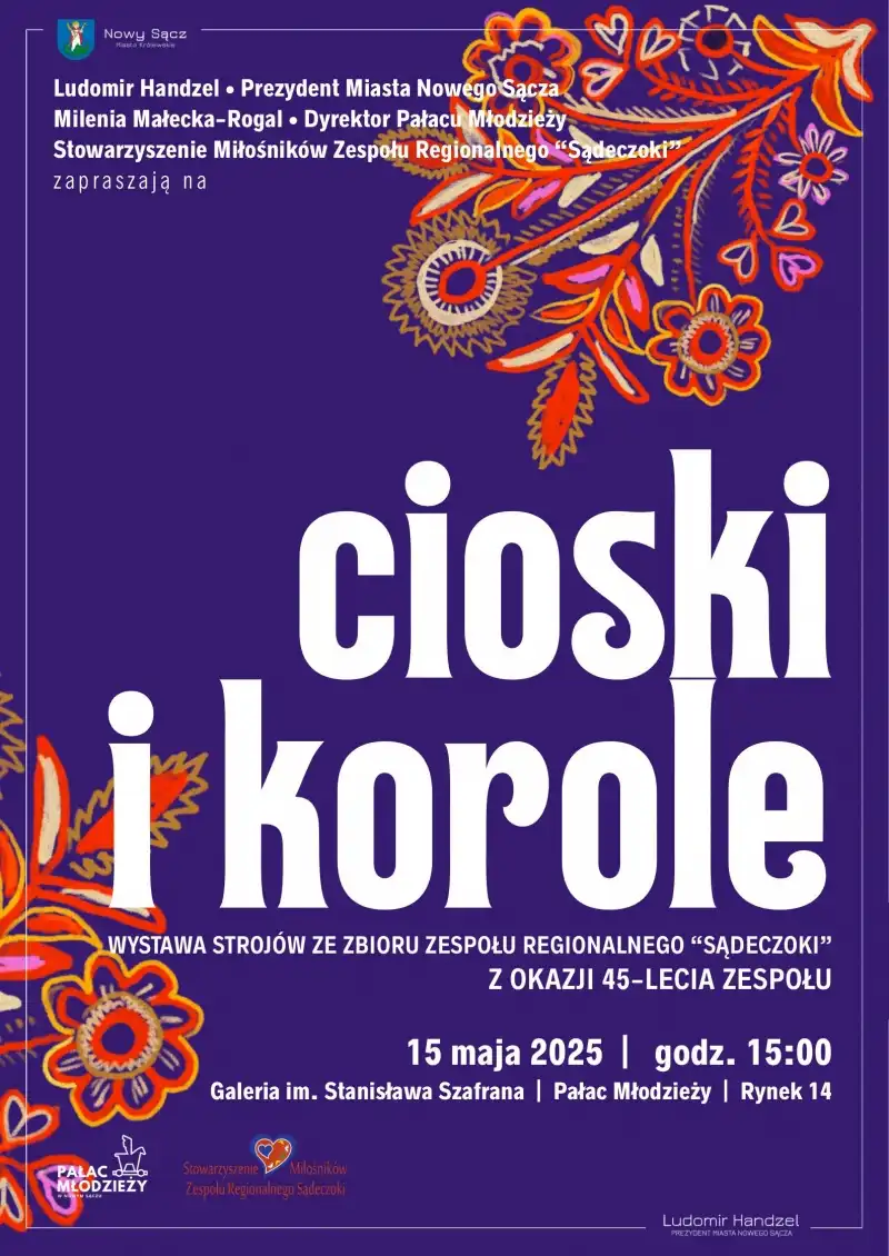 "Cioski i korole". Barwna podróż przez folklor w Pałacu Młodzieży