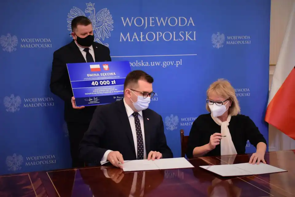 Gminy Łącko i Sękowa z dofinansowaniem z rezerwy ogólnej budżetu państwa
