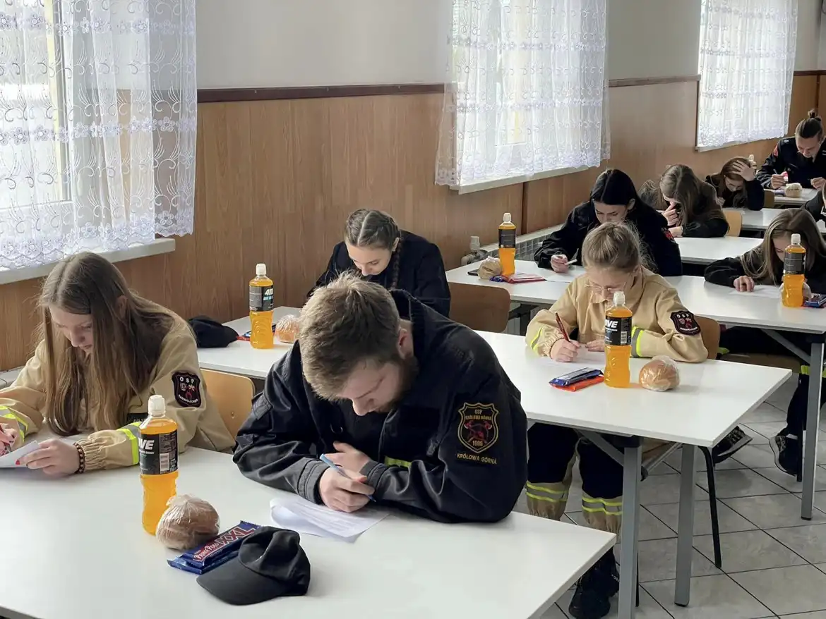 Eliminacje powiatowe Ogólnopolskiego Turnieju Wiedzy Pożarniczej „Młodzież zapobiega pożarom”