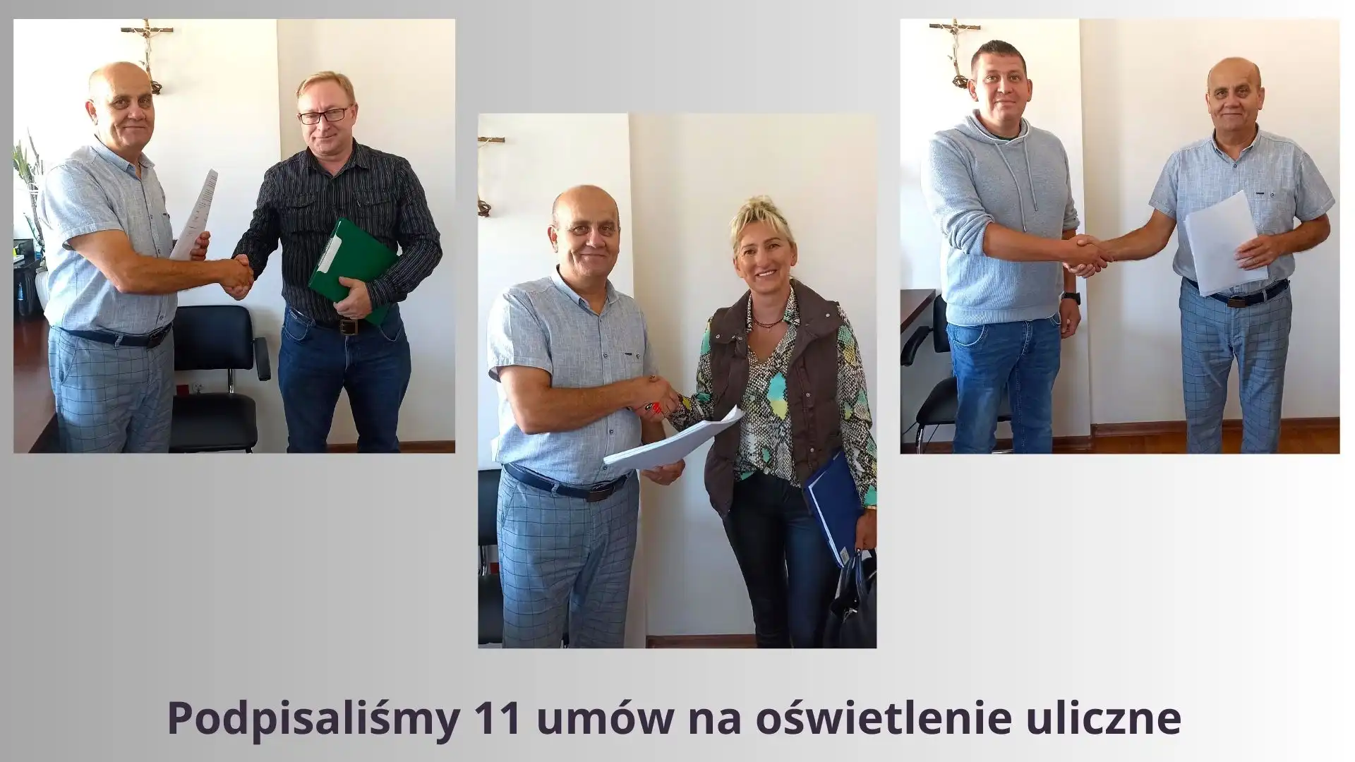 W ramach funduszu sołeckiego Gmina Podegrodzie zawarła 11 umów na oświetlenie uliczne