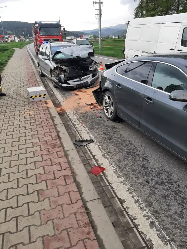 Wypadek w Łącku. Jedna osoba poszkodowana