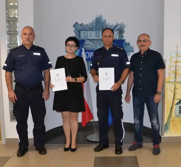 Współpraca pomiędzy sądecką jednostką Policji, a ZS w Marcinkowicach przedłużona