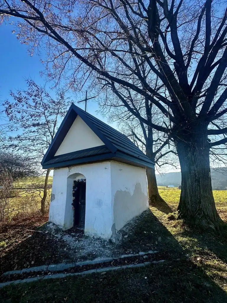 Prace remontowe przy kapliczce w Olszówce. Nowy dach, kolejne plany