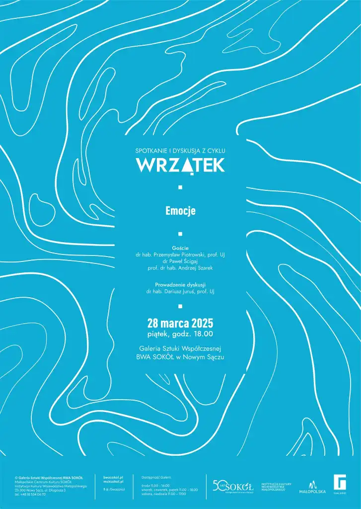 Emocje w centrum uwagi. Dyskusja o ich roli w życiu człowieka w Galerii Sztuki Współczesnej BWA SOKÓŁ