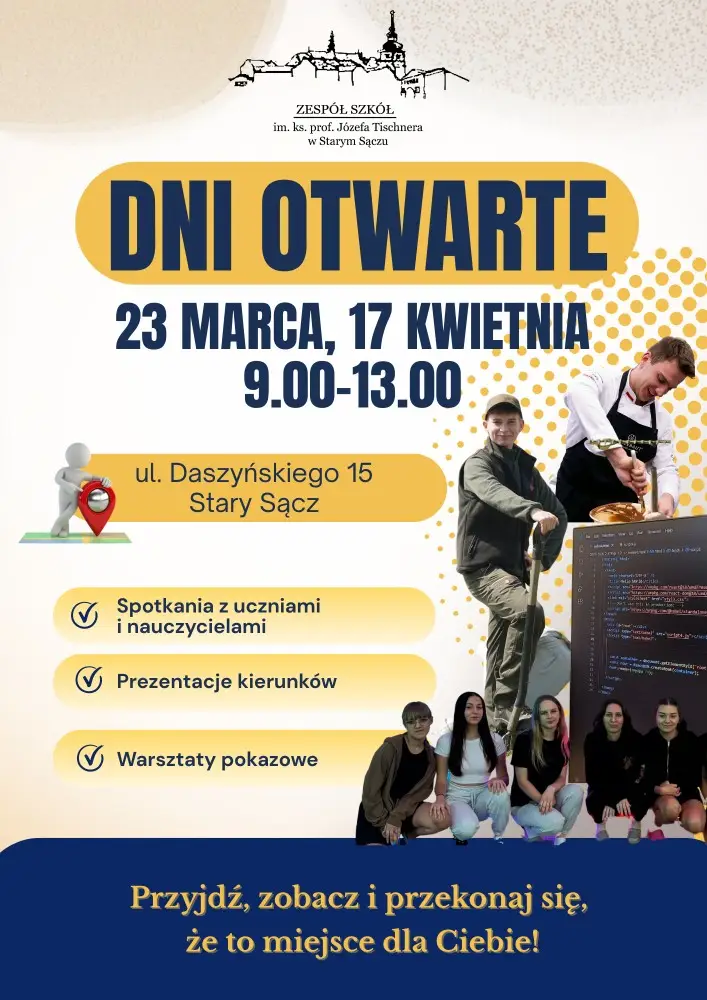 Ósmoklasiści wybierają szkołę. Placówki powiatu nowosądeckiego zapraszają na Dni Otwarte
