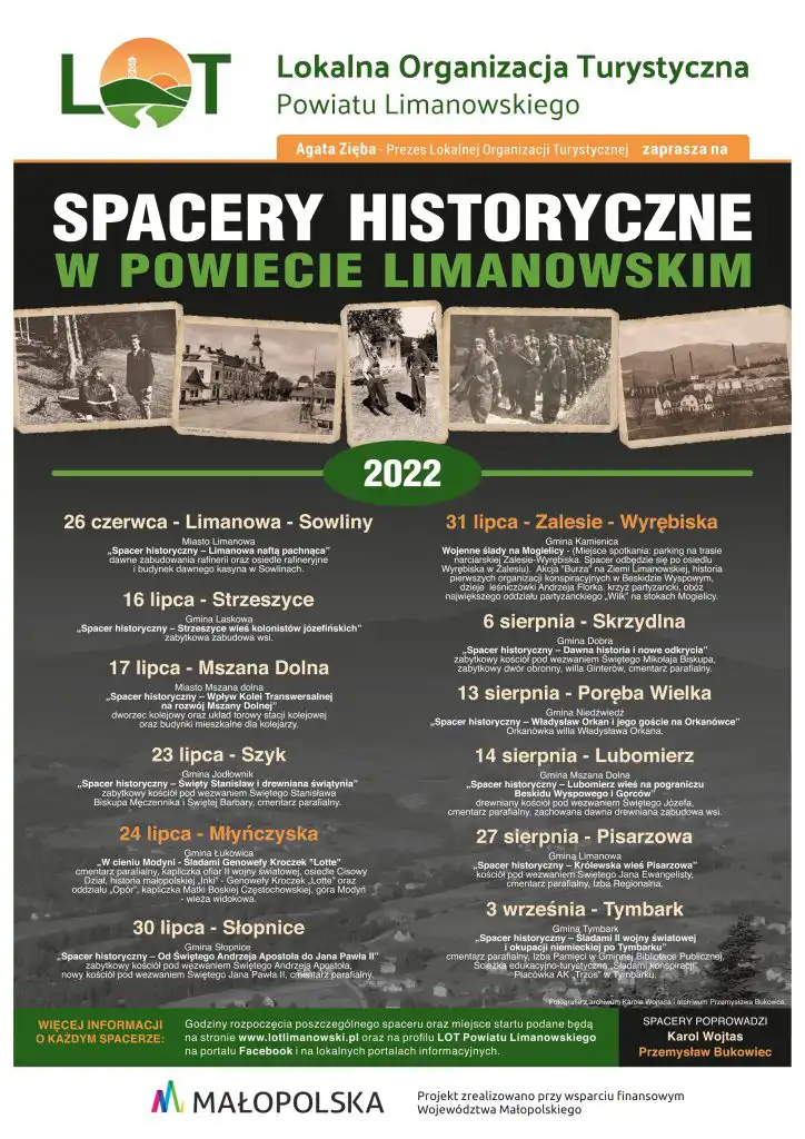 13 oraz 14 sierpnia w Porębie Wielkiej oraz Lubomierzu odbędą się weekendowe spacery historyczne
