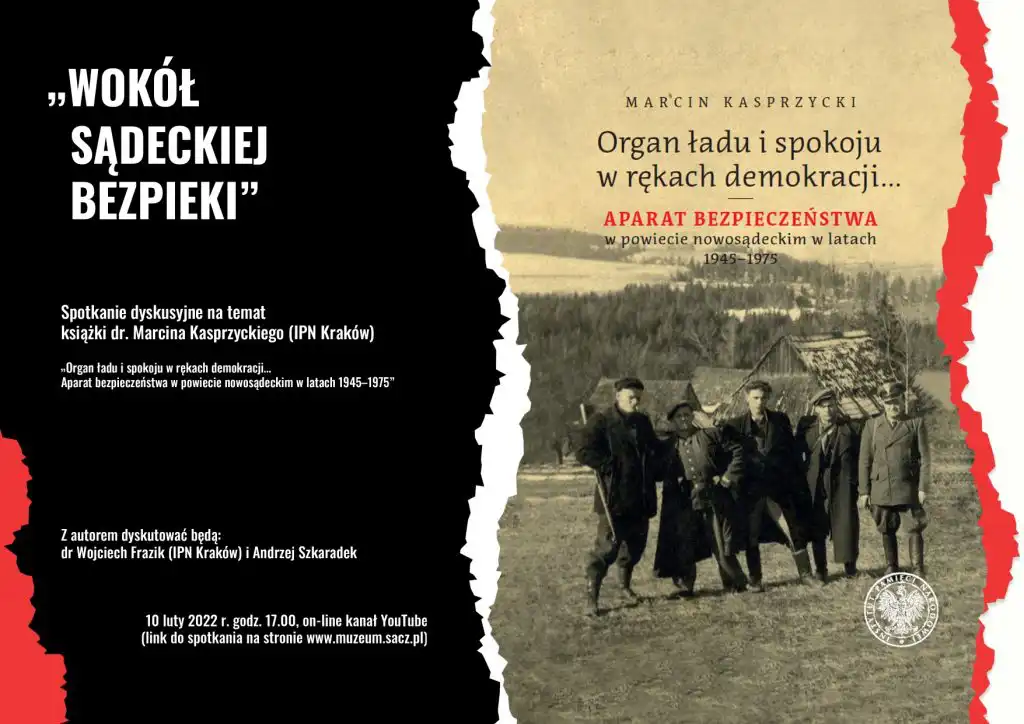 10 lutego spotkanie dyskusyjne "Wokół Sądeckiej Bezpieki"