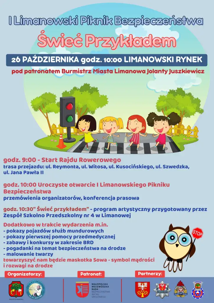 Bezpiecznie i radośnie. Limanowski piknik dla całej rodziny