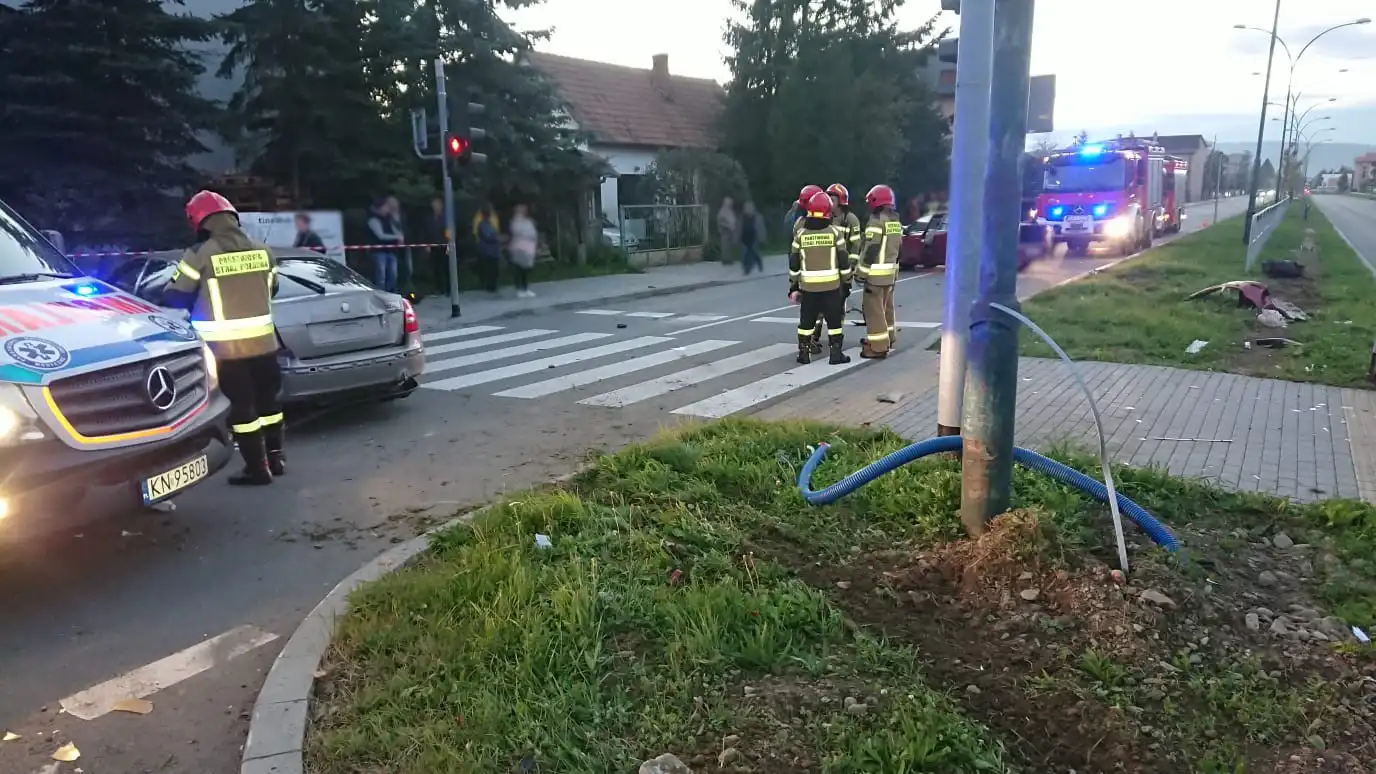 Śmiertelny wypadek w Nowym Sączu. Nie żyje starszy mężczyzna