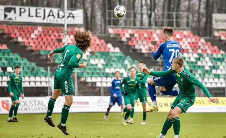 Sandecja remisuje w sparingu kończącym rok