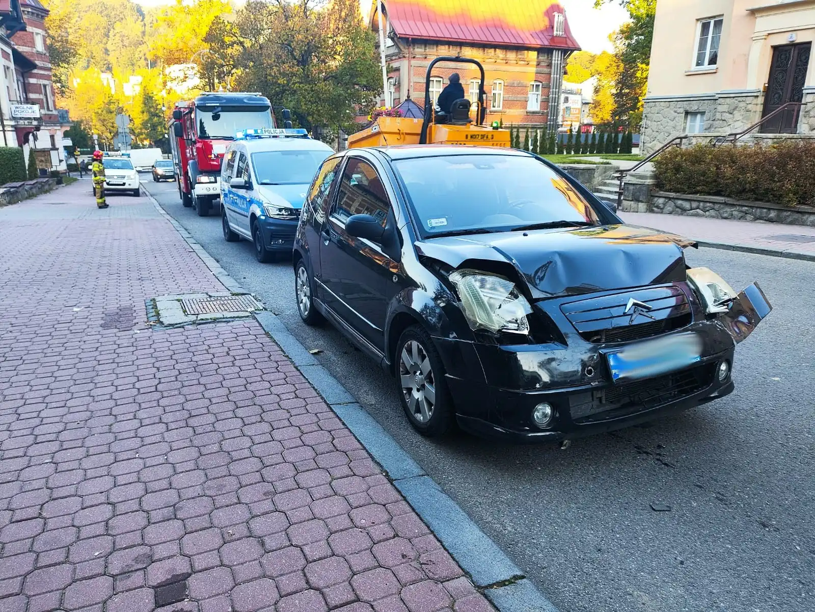 Sześć osób w zderzeniu dwóch aut. Akcja ratunkowa w Krynicy-Zdroju