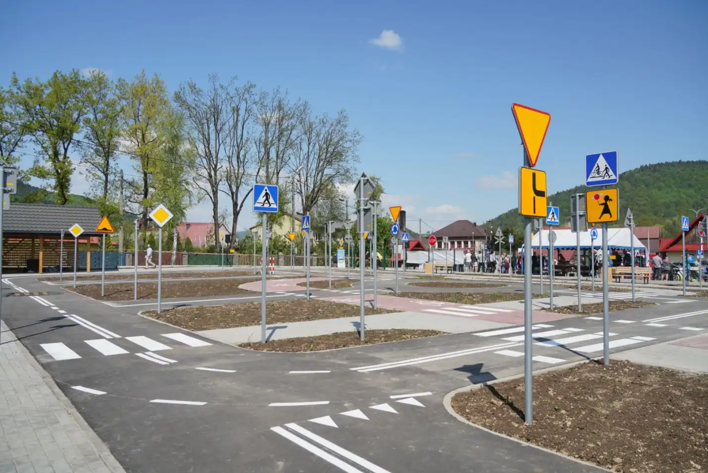 W Tymbarku otwarto miasteczko rowerowe