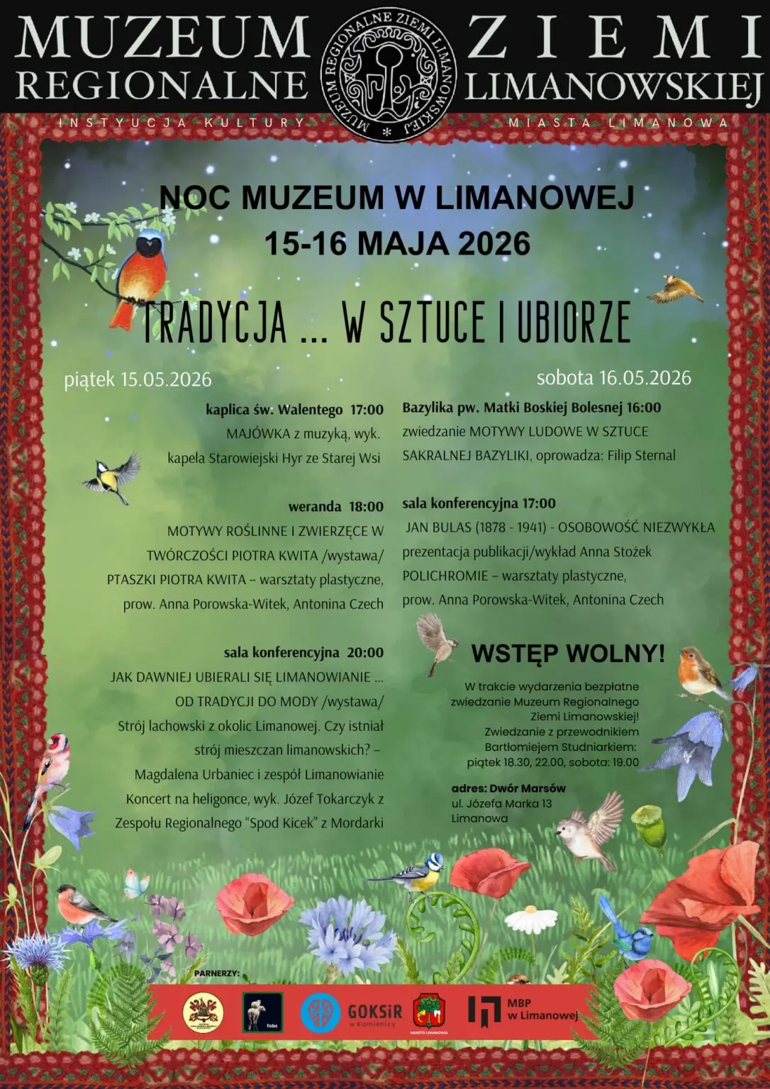 Noc Muzeów w Limanowej. Tradycja i dawne stroje w centrum wydarzeń