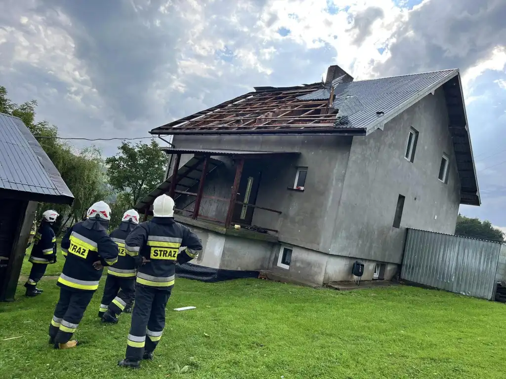 Przez Sądecczyznę po raz kolejny przeszły gwałtowne burze
