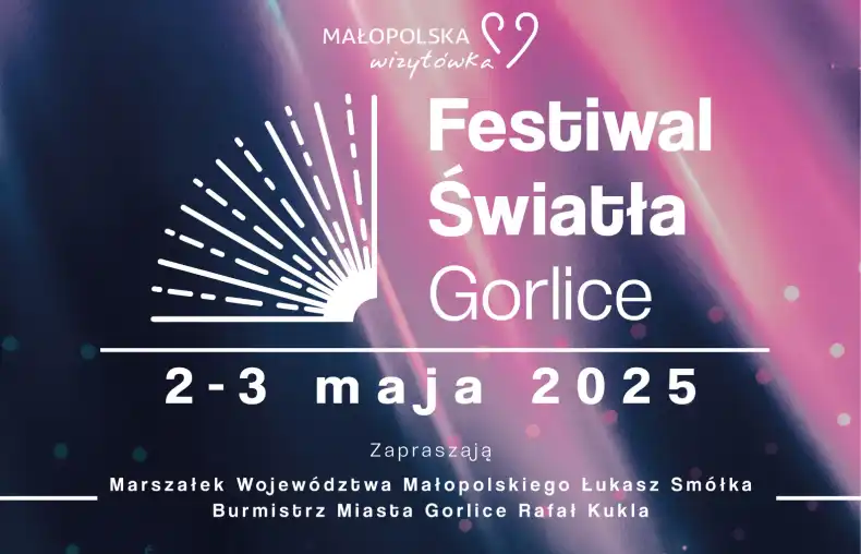 Gorlice rozbłysną światłem! Niezwykły Festiwal Światła już 2–3 maja