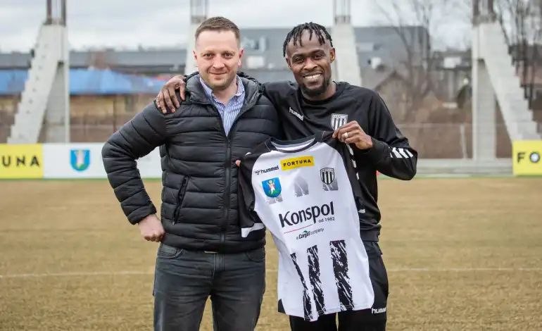 Nowy zawodnik w drużynie Sandecji