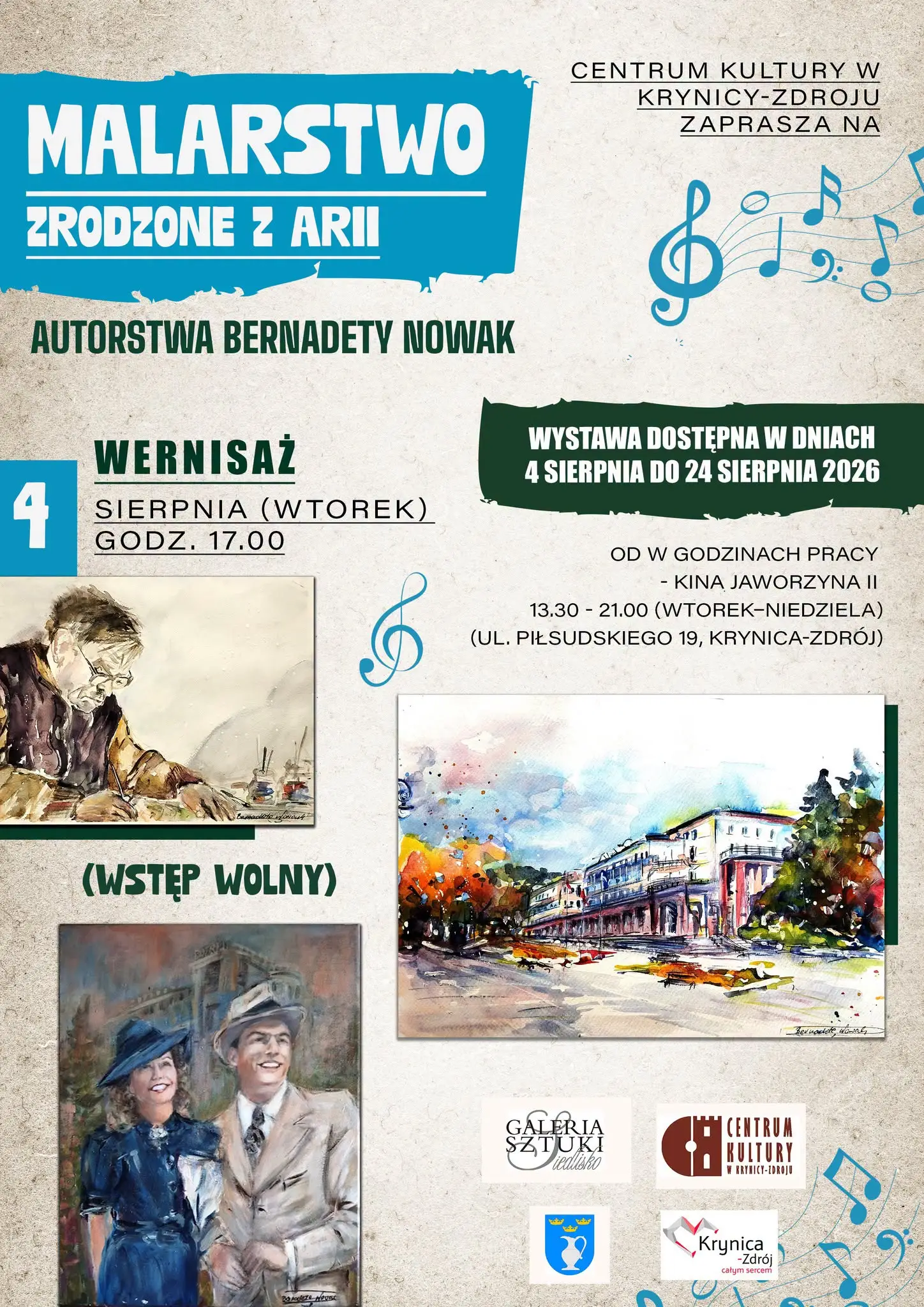 Krynica-Zdrój zaprasza na wyjątkową wystawę. Nie zabraknie obrazów Nikifora i Kiepury