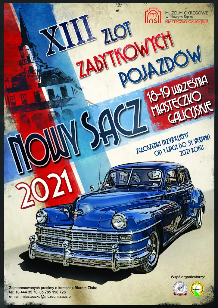 Nowy Sącz: Ruszają zapisy na XIII Zlot Zabytkowych Pojazdów