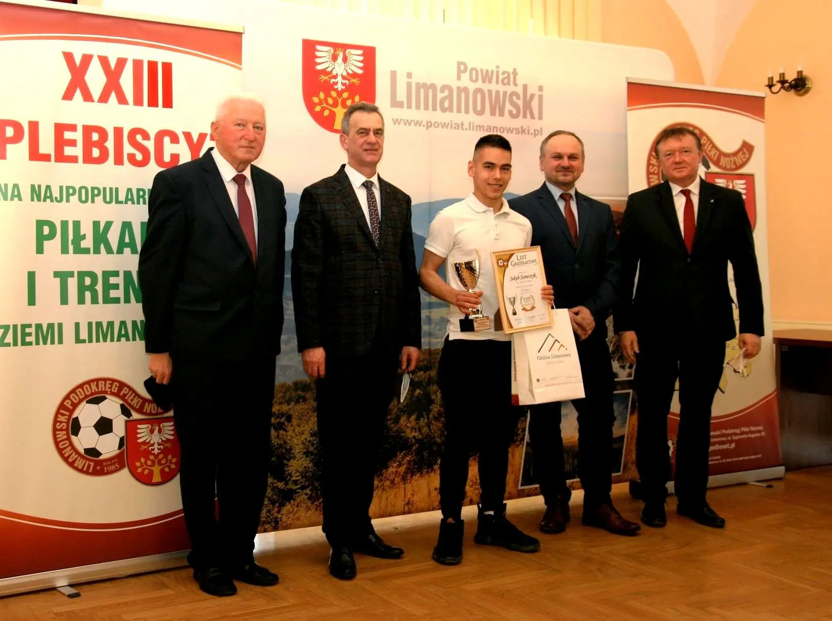 Rozstrzygnięto plebiscyt na najpopularniejszego piłkarza i trenera Ziemi Limanowskiej 2020