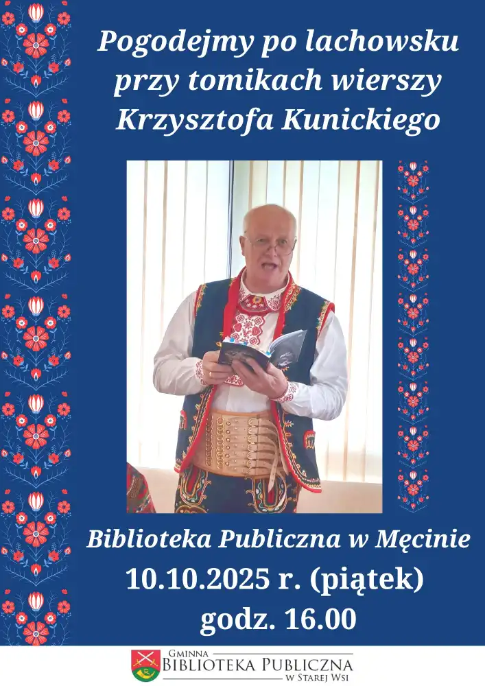 Z piórem i dłutem przez życie. Spotkanie z Krzysztofem Kunickim w Męcinie
